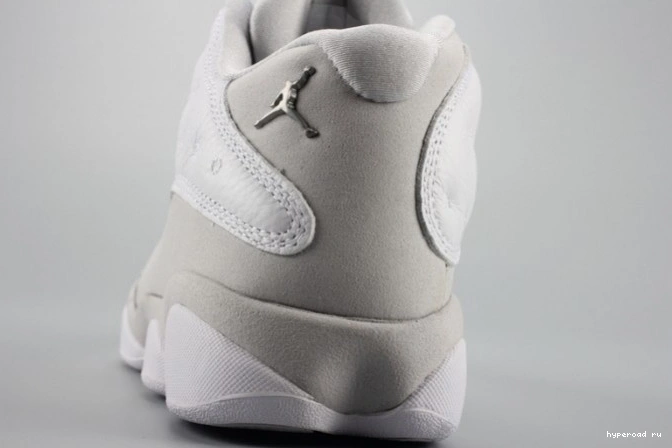 white mens Air 310810-100 LowPure 13 Jordan Money 1001